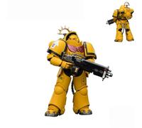 JOYTOY Warhammer 40K Game Edition Imperial Fists Heavy Intercessor with Heavy Bolt Rifle and Bolt Pistol 1/18 Scale Action Figure Model 15+ Collectible for Birthdays
