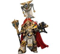JOYTOY Warhammer 40k Horus Heresy, Iron Warriors Centurion with Heavy Power Maul and Combi-melta 1/18 Action Figure Collect And Display Model