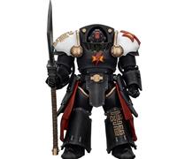 JOYTOY Warhammer 40k Horus Heresy, White Scars Ebon Keshig Terminator 2 with Power Glaive 1/18 Action Figure Collect And Display Model