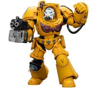 JOYTOY Warhammer 40k Imperial Fists Terminator 2 with Power Fist and Storm Bolter 1/18 Action Figure Collect And Display Model