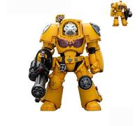JOYTOY Warhammer 40K Imperial Fists Terminator 3 with Power Fist and Assault Cannon 1/18 Scale Action Figure Model 15+ Collectible for Holidays, Birthdays & Special Occasions!