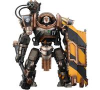 JOYTOY Warhammer 40k Iron Warriors Iron Circle Domitar-Ferrum Class Battle-automata with Karceri Battle Shield and Graviton Crusher 1/18 Action Figure