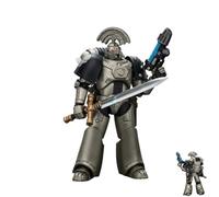 JOYTOY Warhammer 40K Iron Warriors MKVI Tactical Sergeant with Power Sword and Plasma Pistol Highly Detailed Articulated 1/18 Scale Action Figure 15+Collectible Model for Holidays & Birthdays!