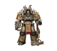 JOYTOY Warhammer 40K Iron Warriors Perturabo, Primarch of the lVth Legion | Iron Warriors Perturabo, Primarch of the lVth Legion Action Figure 1/18 Collection Model Birthday Gifts 15Age+ 7.24 inch