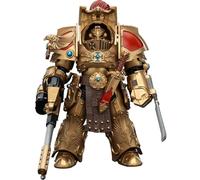 JOYTOY Warhammer 40k Legio Custodes, Legio Custodes Aquilon Terminator Squad Aquilon with Infernus Firepike 1/18 Action Figure, Dedicated To You Who Love Collecting