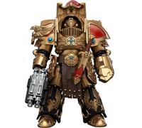JOYTOY Warhammer 40k Legio Custodes, Legio Custodes Aquilon Terminator Squad Aquilon with Lastrum Storm Bolter 1/18 Action Figure, Dedicated To You Who Love Collecting
