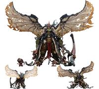 JOYTOY Warhammer 40K Mortarion 1/18 Action Figures Mortarion, Daemon Primarch of Nurgle with Ancient weapons‘The Lantern' and ‘Silence' Model Collection