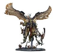 JOYTOY Warhammer 40K Mortarion,Daemon Primarch of Nurgle with Ancient weapons‘The Lantern' and ‘Silence' - 1/18 Scale Collectible Model (Ages 15+, Perfect Holiday/Birthday Gift!)