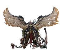 JOYTOY Warhammer 40k Mortarion，Daemon Primarch of Nurgle with Ancient weapons‘The Lantern' and ‘Silence' 1/18 Action Figure