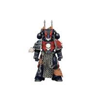 JOYTOY Warhammer 40K Night Lords Legion Praetor with Jump pack 4.92 inch | Night Lords Legion Praetor with Jump pack Action Figure 1/18 Collection Model Birthday Gifts 15Age+ 4.92 inch