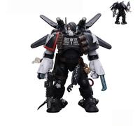 JOYTOY Warhammer 40K Raven Guard Chapter Master Kayvaan Shrike 1/18 Scale Action Figure Model 15+ Collectible for Birthdays