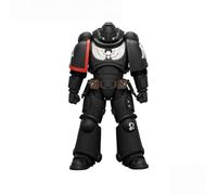 JOYTOY Warhammer 40K Raven Guard Intercessor with Bolt Rifle, Bolt Pistol and Chainsword 1/18 Scale Action Figure Model 15+ Collectible for Birthdays (Raven Guard Intercessor)