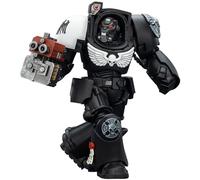 JOYTOY Warhammer 40k Raven Guard Terminator 2 with Power Fist and Storm Bolter 1/18 Action Figure Collect And Display Model
