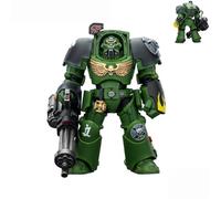 JOYTOY Warhammer 40K Salamanders Terminator 3 with Power Fist and Assault Cannon 1/18 Scale Action Figure Model 15+ Collectible for Holidays, Birthdays & Special Occasions!