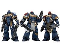JOYTOY Warhammer 40k Space Marine 2,1/18 Action Figure Ultramarines Titus,Gadriel,Chairon-Collectors Edition 5-inch Collectible Gifts,Toys for Kids 15+ and Adults
