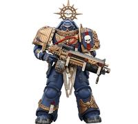 JOYTOY Warhammer 40k Space Marine 2, Ultramarines Heavy Relic Primus Armor with Heavy Relic Bolt Rifle 1/18 Action Figure