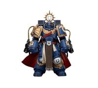 JOYTOY Warhammer 40k Space Marine 2, Ultramarines Marneus Calgar, Chapter Master with MKX Gravis Armour and Gauntlets of Ultramar 1/18 Action Figure, Dedicated To You Who Love Collecting