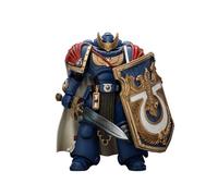 JOYTOY Warhammer 40k Space Marine 2, Ultramarines Victrix Honour Guard with Storm Shield And Power Sword 1/18 Action Figure, Dedicated To You Who Love Collecting