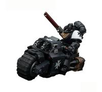 JOYTOY Warhammer 40K Space Marines Black Templars Outriders and Brother Valtus 1/18 Scale Action Figure Model 15+ Collectible for Holidays & Birthdays!