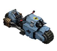 JOYTOY Warhammer 40k Space Wolves Raider-pattern Combat Bike with twin-linked bolt rifles 1/18 Collect And Display Model