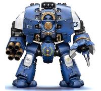 JOYTOY Warhammer 40K Ultramarines Leviathan Dreadnought with Cyclonic Melta Lance and Siege Claws 1/18 Scale Action Figure, Articulated Figurine for Collection & Gifts - JT8643