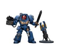 JOYTOY Warhammer 40K Ultramarines Terminator Squad Sergeant with Power Sword and Teleport Homer 1/18 Scale Action Figure Model 15+ Collectible for Holidays, Birthdays & Special Occasions!