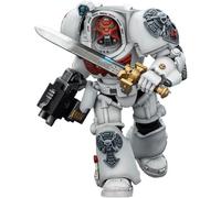 JOYTOY Warhammer 40k White Scars Terminator 1 with Power Sword and Storm Bolter 1/18 Action Figure Collect And Display Model