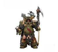 JOYTOY Warhammer 40KDeath Guard Deathshroud Terminator 1 with Manreaper and Plaguespurter Gauntlet 1/18 Scale Action Figure Model 15+ Collectible for Holidays & Birthdays!