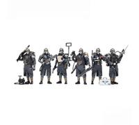 JOYTOY Warhammer Death Korps of Krieg Veteran 6-Man Squad Set 1/18 Scale Action Figure Model 15+ Collectible for Holidays & Birthdays!