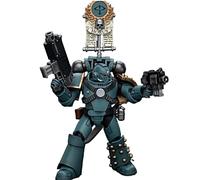 JOYTOY Warhammer The Horus Heresy 1/18 Action Figure Sons of Horus MKIV Tactical Squad Legionary with Legion Vexilla Collection Model Birthday