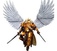 JOYTOY Warhammer The Horus Heresy 1/18 Action Figures Blood Angels Sanguinius Primarch of The IXth Legion Ver.2 7.4Inch Collectible Model Birthday Gifts Partial pre-Sale Amount Available Around Aug.