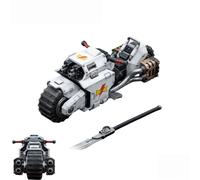 JOYTOY Warhammer The Horus Heresy Action Figure White Scars Raider-pattern Combat Bike Highly Detailed Articulated Model for Birthdays