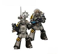 JOYTOY Warhammer The Horus Heresy Iron Warriors MKIII Tactical Sergeant & Legionary 2-Pack Highly Detailed Articulated Action Figure Collectible Model Birthdays