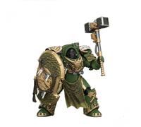 JOYTOY Warhammer The Horus Heresy Salamanders Firedrake Terminator 2 with Thunder Hammer and Dragonscale Storm Shield Highly Detailed Articulated Action Figure Collectible Model Birthdays