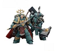 JOYTOY Warhammer The Horus Heresy Sons of Horus: Tybalt Marr & Siege Breaker 2-Pack Highly Detailed Articulated Action Figure Collectible Model Birthdays