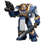 JOYTOY Warhammer The Horus Heresy Ultramarines Cataphractii Terminator Squad Sergeant with Power Sword 1/18 Scale Action Figure Model 15+ Collectible for Holidays & Birthdays!