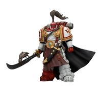 JOYTOY White Scars Warhammer 40k 1/18 Action Figure White Scars Hibou Khan, Seeker of Atonement, with powersword’‘The Breath of theStorm’ Collectible Gifts,Toys for Kids 15+ and Adults Pre-Order