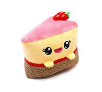 Joytoy - Yummis Fresa der Kuchen Plüsch 21x16x21 cm, Rosa, Braun, Rot