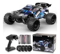 JOYTREKY Remote Control Cars - 1:18 RC Car 40KM/H 2.4GHz 4WD All Terrain Off-Road Drift Truck Hobby Grade with dual rechargeable batteries for extended play Ideal for Kids Adults - Blue