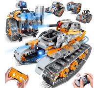 JOYTREKY Robot Toy for 5 6 7 8 9 10 11 12+ Year Old Boy Girl, 5 in 1 Technik RC Building Set Robots App & Remote Gift for Boys Girls 3-12+ Years Old Boys Girls Birthday Halloween