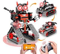 JOYTREKY Robots Toys for 5-12+ Year Old Boys Girls, Robot Toy 3 in 1 sets Technic Robot Remote Controlled Building Toy Birthday gift