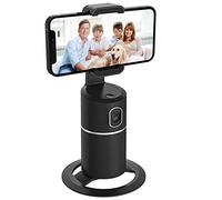 Joytrip Auto Tracking Phone Holder, 360° Rotation Face/Body Track Mount, Compatible with Smartphone, Black, 1/4"-20 Thread