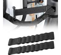 JoyTutus Door Limiting Straps Compatible with Wrangler, 2 Pack Updated Heavy Duty Strong Adjustable Door Limiting Check Strap for Wrangler CJ YJ TJ JK JKU JL JLU 1996 to 2021 2022 2023 Load 1000 Lb
