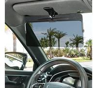 JOYTUTUS Sun Visor for Car, Universal Anti-Glare Polarized Sun Visor Extender Easy to Install, UV400 Car Visor Extension Protect from Glare/UV Ray/Stray Light, Safe Driving for Car