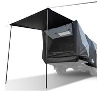 JOYTUTUS Truck Tent with Awning, Truck Bed Tailgate Tent Pickup Camping Tent Canopy (Only Fits Full-Size Truck with Soft Topper or Camper Shell)