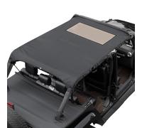 JOYTUTUS Waterproof Sun Protection Cover For Jeep Wrangler JKU 4 Doors (2007-2018) - Protection For All Weather Conditions, UV Blocking, Rainproof And Noise Reduction.