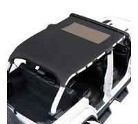 JOYTUTUS Waterproof Sun Shade Top Compatible with Wrangler JL 4-Door 2018-2026 | UV Protection & Noise Reduction Roof Cover | Heavy-Duty Cab Bimini Top for Rain, Sun & Wind | No-Flap