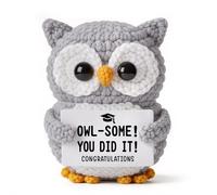 Joyvado Funny Graduation Gift for Her or Him - Handmade Crochet with Congratulations Card - University, High School, Masters, PhD Graduation Present 2026