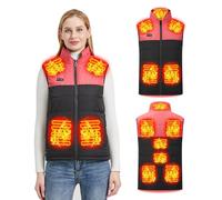joyvio Heated Vests - Heated Body Warmer for Women/Men Heated Gilet, 3 Temperature Levels Electric Heating Jacket, Machine Washable Heated Waistcoat for Outdoors, Hiking