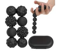 JOYVOVO 8Pcs Magnetic Balls Fidget Toys, Silicone Stress Relief Sensory Toy | Quiet Magnets Ball for ADHD Autism Adults Teens Office Fidgets Women Men Girls Boys Gifts Focus Gadgets, 4 Texture Tactile